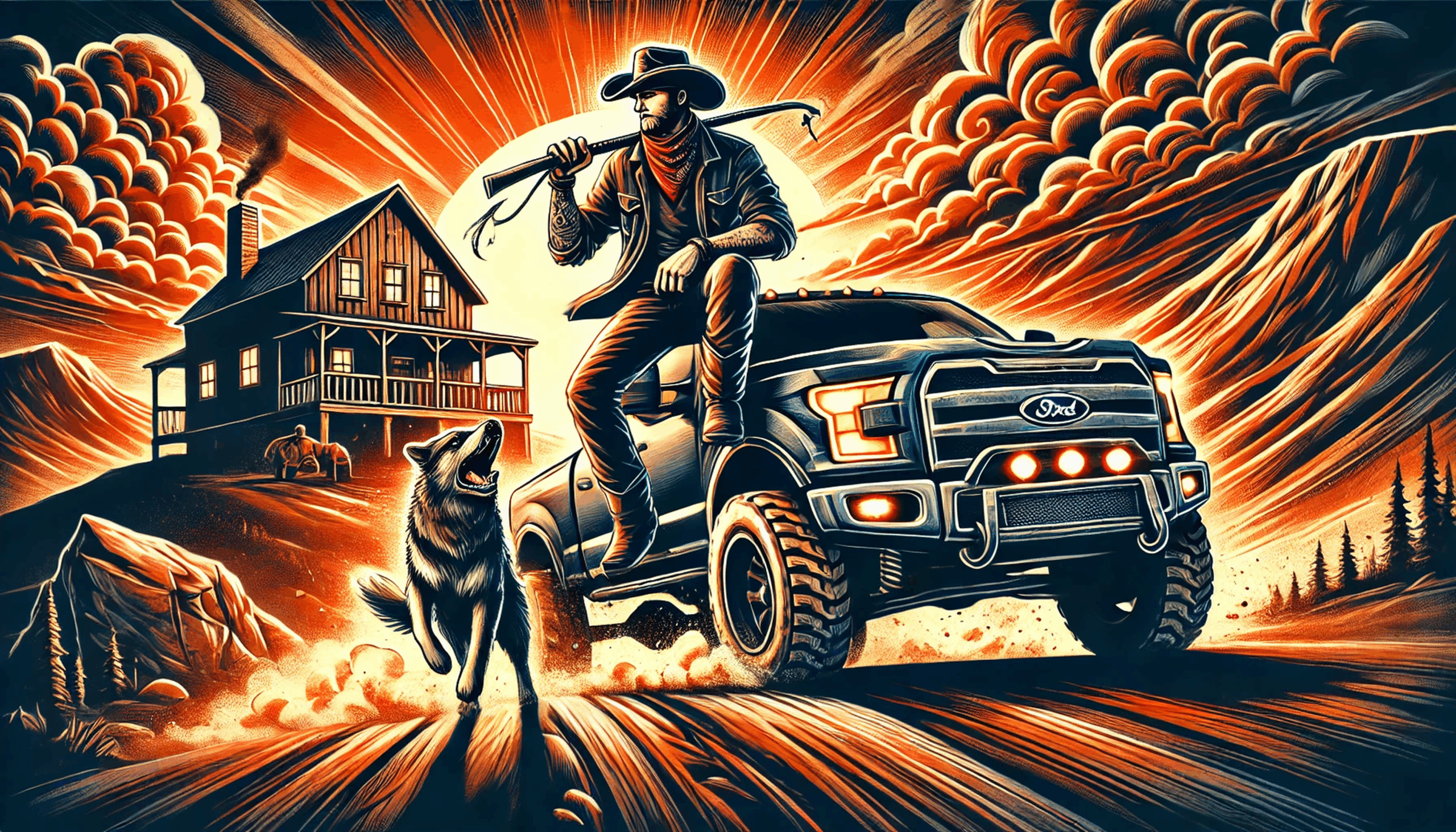 Redneck Burnin’ Rubber